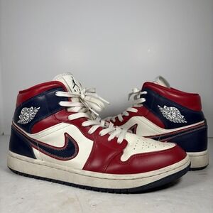 Size 11 Nike Air Jordan 1 Mid USA 2022 Women's Sneakers DQ7648-600